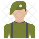 Soldier Fighter Army Person Icon