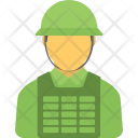 Armed Soldier Military Icon