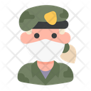 Soldier Avatar Woman Icon