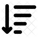 Sort down  Icon