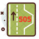 Sos Service Sroad Road Icon