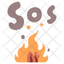 Sos Fire Icon