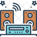 Audios Sound Music System Icon