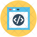 Web Development Source Code Programming Icon