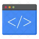 Source Code Icon - Download in Flat Style