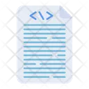 Source Code Icon - Download in Flat Style