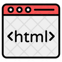 Source Page Source Code Html Icon