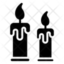 Spa Candles Icon