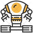Space Robot Research Icon