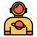 Saturn Man Astronaut Icon