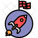 Space Rocket Mission Nasa Icon