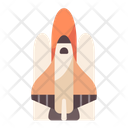 Space Ship Rocket Ship Transportation Icon