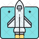Space Shuttle Flying Jet Jet Icon