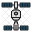 Space Station Spacecraft Satellite Dish Icon