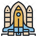 Space Station Rocket Icon