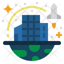 Space Technology Space Colonization Space Icon