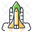 Shuttle Spacecraft Launch Icon