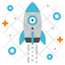 Spaceship Rocket Shuttle Icon