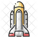 Spaceship Spacecraft Galaxy Icon