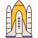 Spaceship Rocket Transport Icon