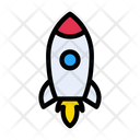 Spaceship Rocket Travel Icon