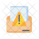 Alert Spam Email Icon