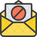 Ban Spam Mail Block Mail Icon