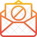 Ban Spam Mail Block Mail Icon