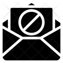 Ban Spam Mail Block Mail Icon