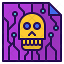 Spam Skull Mail Icon