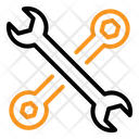 Spanner And Wrench Icon
