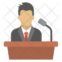 Speaker Orator Speechmaker Icon