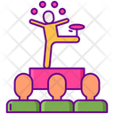 Spectator Audiance Stage Icon