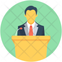Speech Conference Presentation Icon
