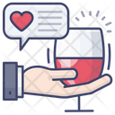 Speech Bless Wine Icon