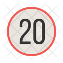 Speed limit Icon