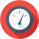 Pressure Meter Speedometer Icon