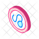 Sperm Egg Isometric Icon
