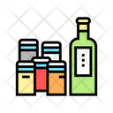 Spice Containers Color Icon