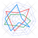 Spider Graph  Icon