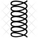 Spiral Spring Flexible Spring Compression Icon