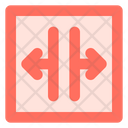 Split Horizontal Arrow Icon
