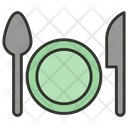 Spoon Plate Fork Icon
