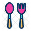 Feeding Spoon Baby Spoon Baby Fork Icon