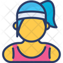 Sports Girl Icon
