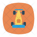 Sportscar Racing Car Icon