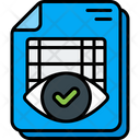 Spreadsheet Audit Search Icon