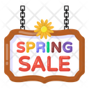 Spring Sale Board  Icon