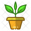 Sprout Pot Plant Icon