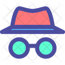 Spy Detactive Spy Hat Icon